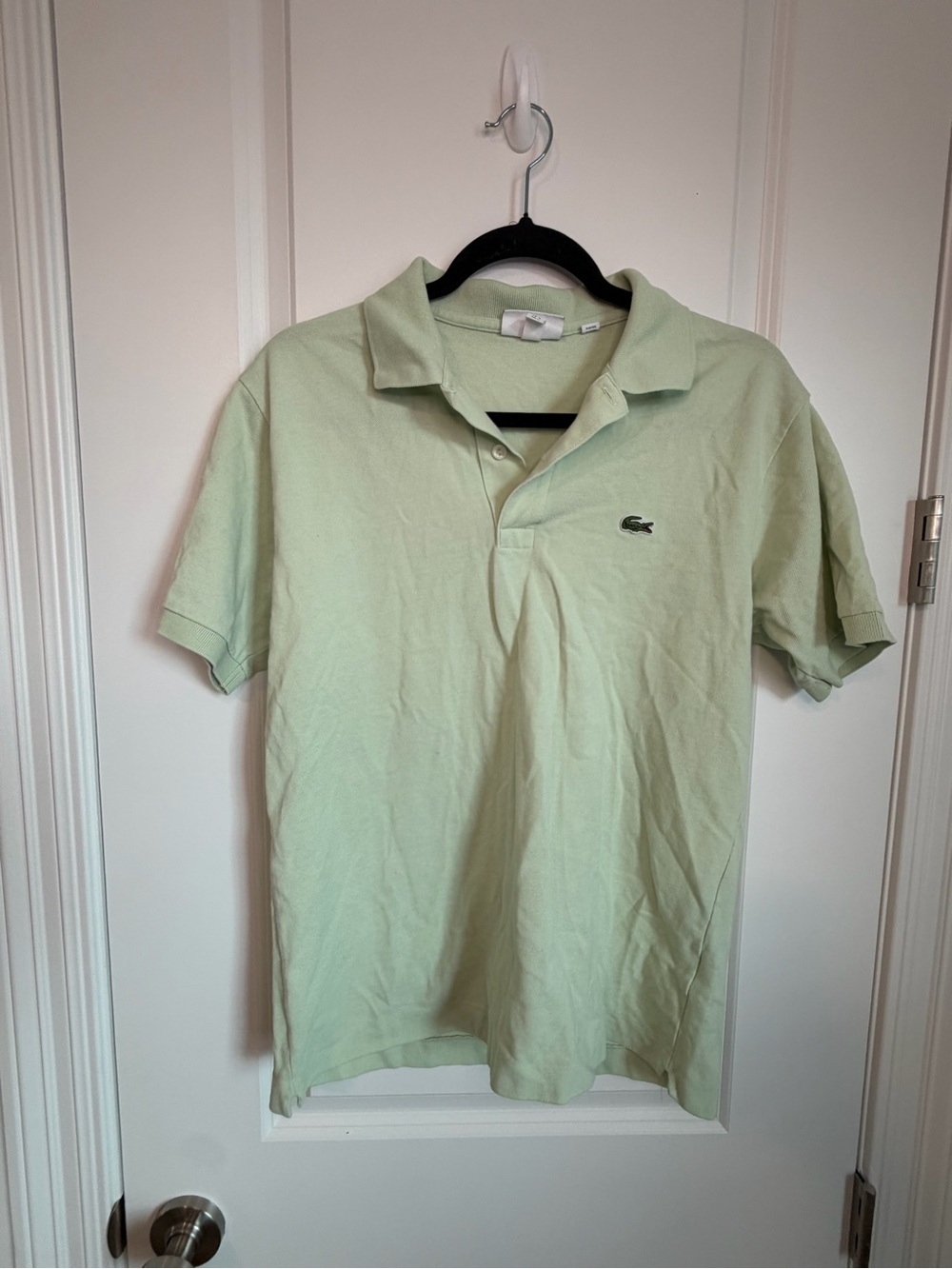 Lacoste Light Mint Green Short Sleeve Polo Shirt
